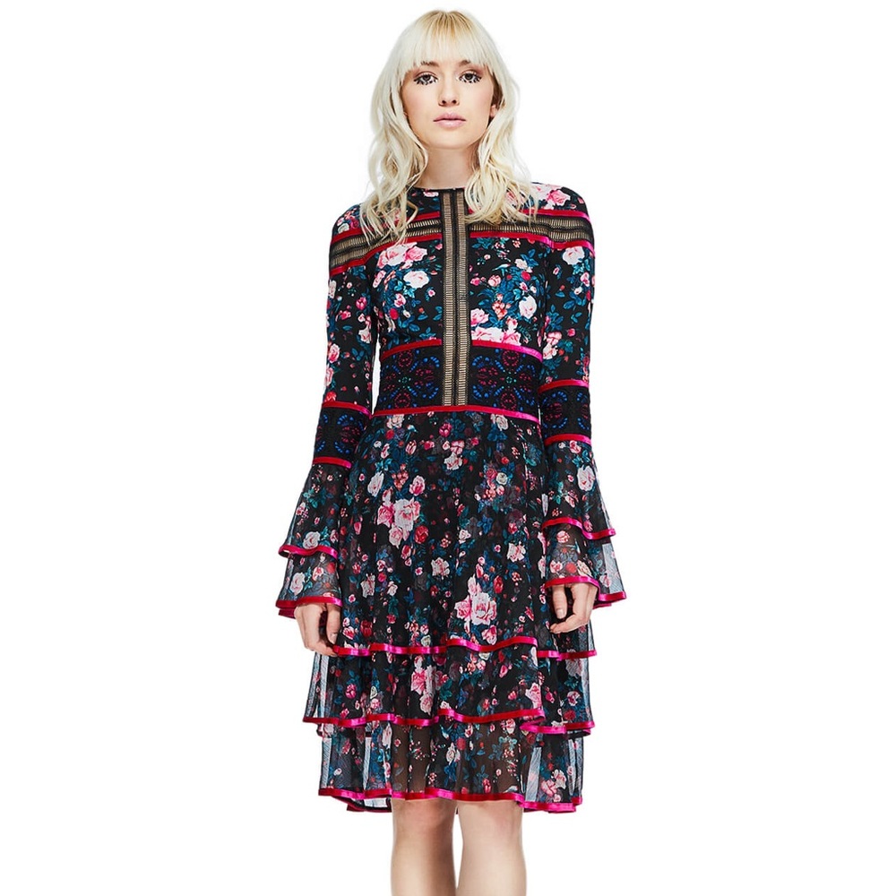 Tadashi Shoji LENOIR DRESS size 14 - Picture 4 of 8